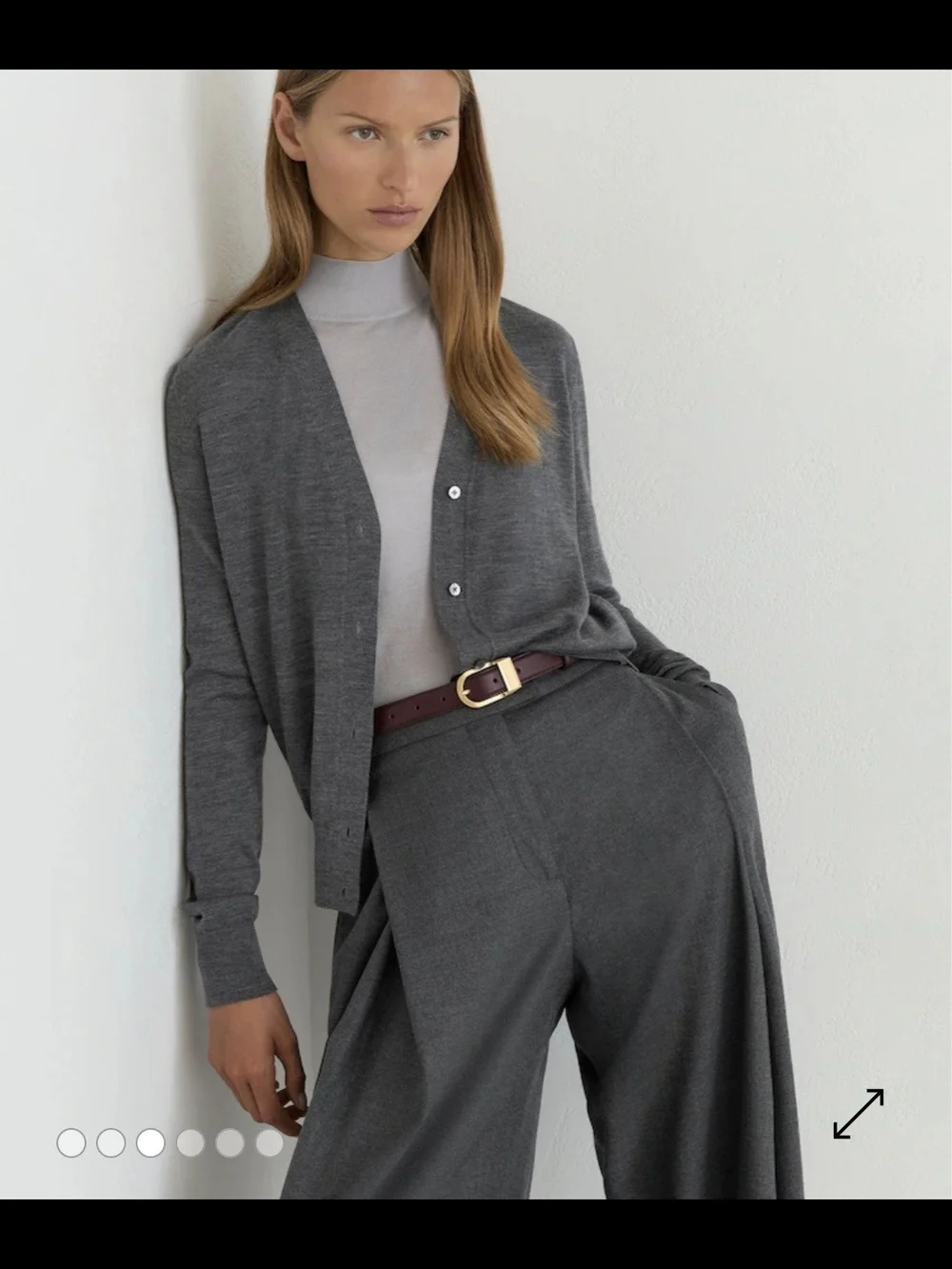 Reiss Merino Wool V Neck Cardigan Xs $175